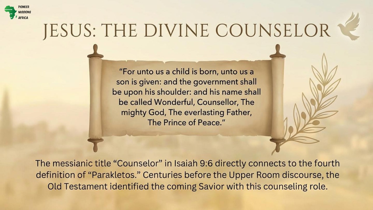 Jesus: is the Counselor PMA 04
