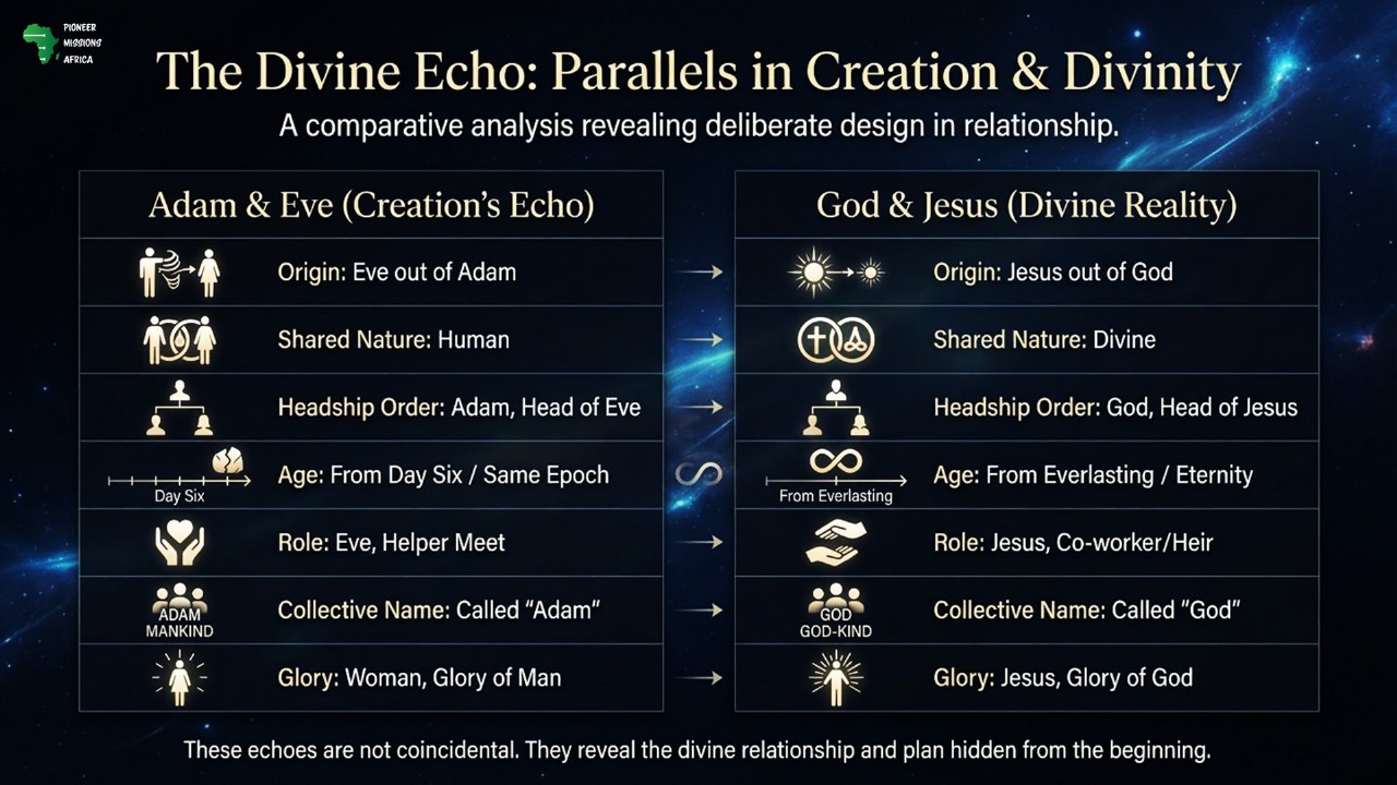 The Divine Echo: Parallels in Creation & Divinity PMA 20