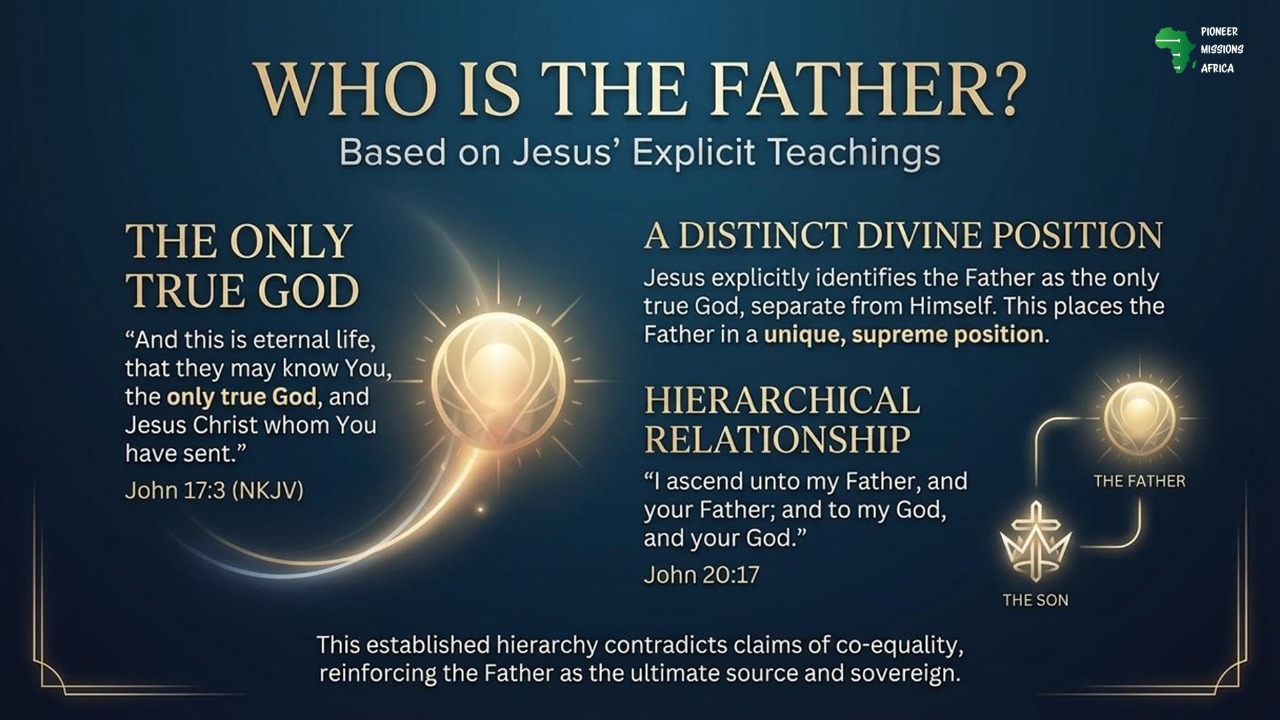Who is the Father? Based on Jesus Explicit Teachings PMA 14